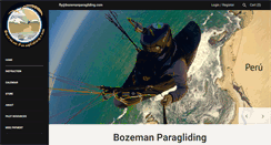Desktop Screenshot of bozemanparagliding.com